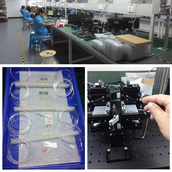 Splitter 1x2 FBT SM Fiber Optic Coupler SC FBT With Steel Tube Fused