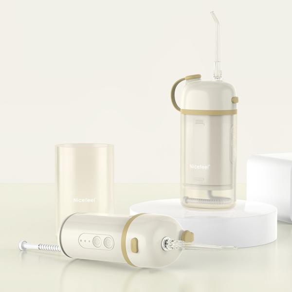 IPX7 Electric Dental Jet Cordless Type C Portable Mini Water Flosser Teeth Cleaner