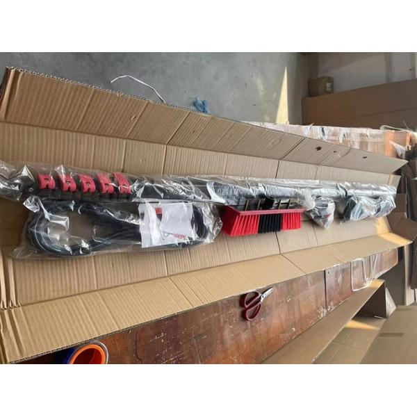 Custom 12-36ft Aluminum Telescopic Water Fed Pole Kit Solar Panel Cleaning Brush Window Washing System With Portable Water Tank