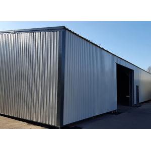 Buy cheap Custom Industrial Modular Multispan Steel Frame Structure Building product