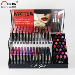 Fresh Cosmetic Display Stand Custom Merchandising Acrylic Liquid Lipstick