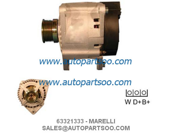 63321173 63321488 - MARELLI Alternator 12V 65A Alternadores