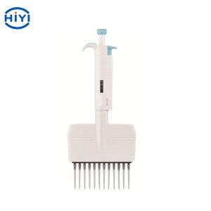 China Half Autoclavable 50-300ul Adjustable Volume Pipettes Adjustable Multichannel Pipette on sale