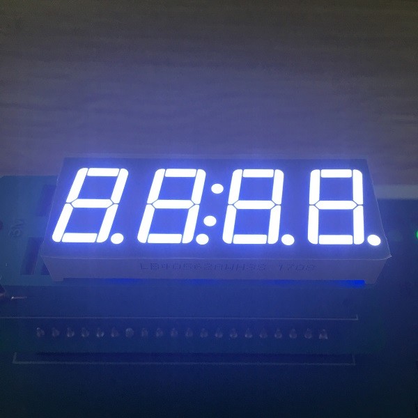Pure Green 4 Digit 7 Segment Led clock Display 0.56 Inch common anode For Instrument Panel