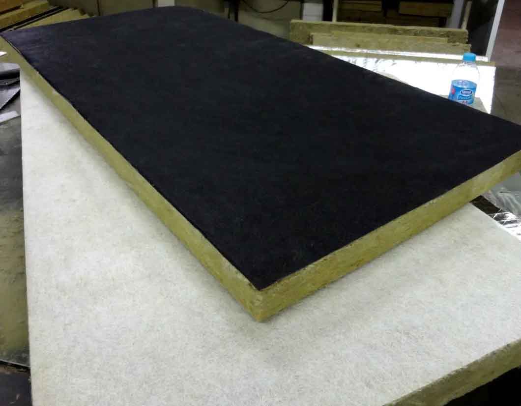 80g black color fiberglass non woven mat used For Acoustic Ceiling Panel