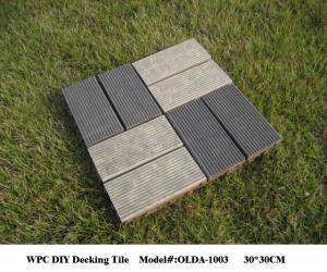 China plastic wood composite decking material 30cm*30cm(OLDA-1003) on sale