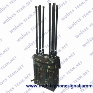 Buy cheap 80 Watt Backpack Jammer 50-150 Meters Range External High Gain Omni Directional Antenna product
