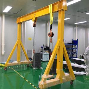 Buy cheap Portable Mobile Gantry Crane Light Duty Industrial Motorized product
