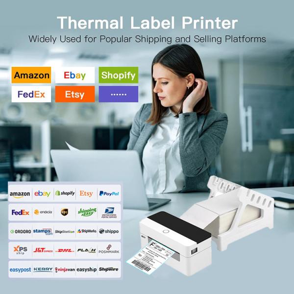 YHD-9260 Barcode 110mm Thermal Printer Desktop Bluetooth USB Thermal Label Printer