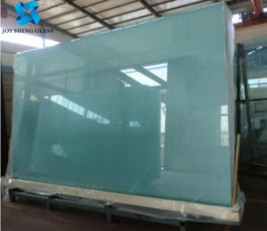 Buy cheap Flat / Curved Laminated Safety Glass , Clear White Double Glazing Toughened Glass product