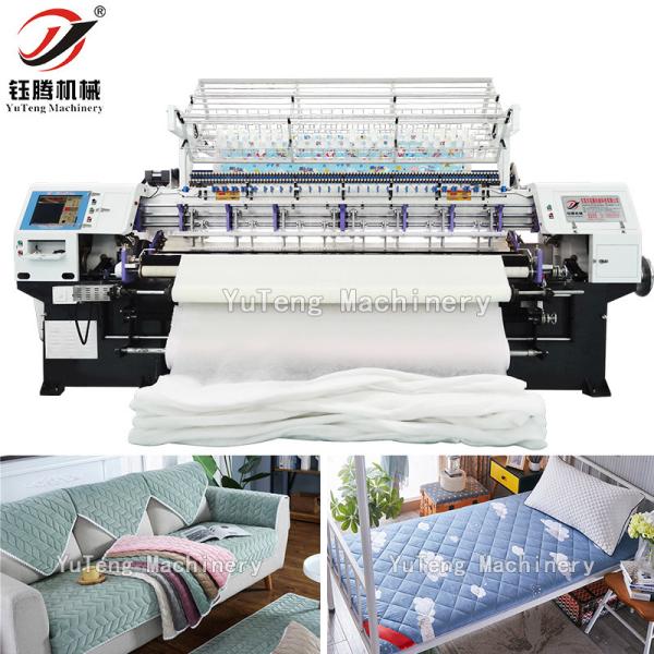 High-speed Computerized Multi-needle Shuttle Quilting Machine for Sheet Bedspread Making