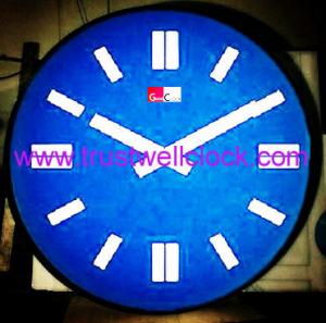 China movement of tower outdoor clock with second hand illuminated on hands and markers -GOOD CLOCK (YANTAI) TRUST-WELL CO L on sale