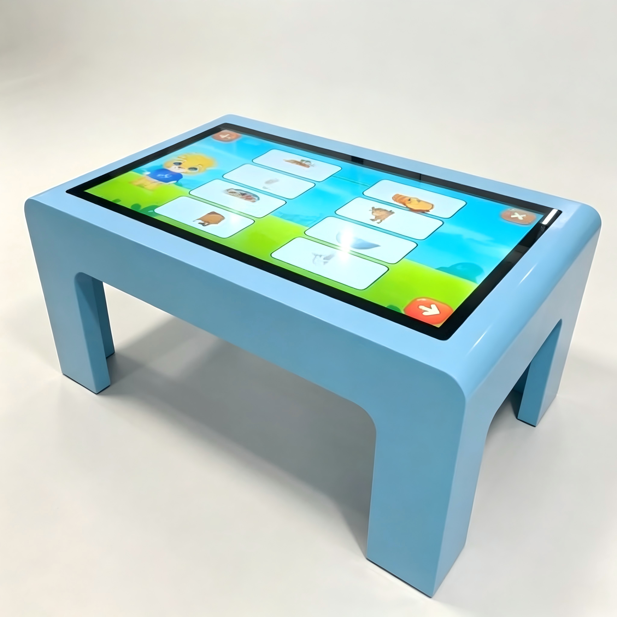 Windows OS 43 Inch Interactive Touch Table Smart Touch Screen Tables For Kids