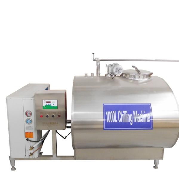 Factory Price 100L 500L 6000L Stainless Steel Dairy Juicer Raw Milk Cooling Tank in Dairy Processing Machine