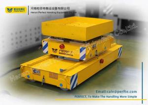 China Steel Material Handling Equipment Industrial Cargo Transfer Cart Rail Traverser on sale