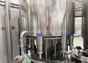 Buy cheap 3000BPH Purified Drinking SS304 Automatic Water Bottle Filling System product
