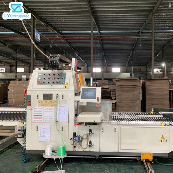 Horizontal Carton Packing Machine , 1600mm Corrugated Box Strapping Machine
