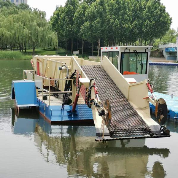 60kw Small Automatic River Weed Cleaning Vessel For Effective Waterweed Harvesting