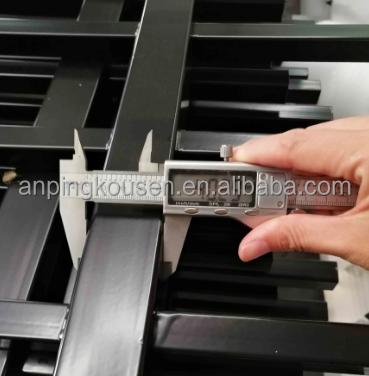 Modern Garden Aluminum Fence with Vertical Tube Design and Hot Dipped Galvanized Finish