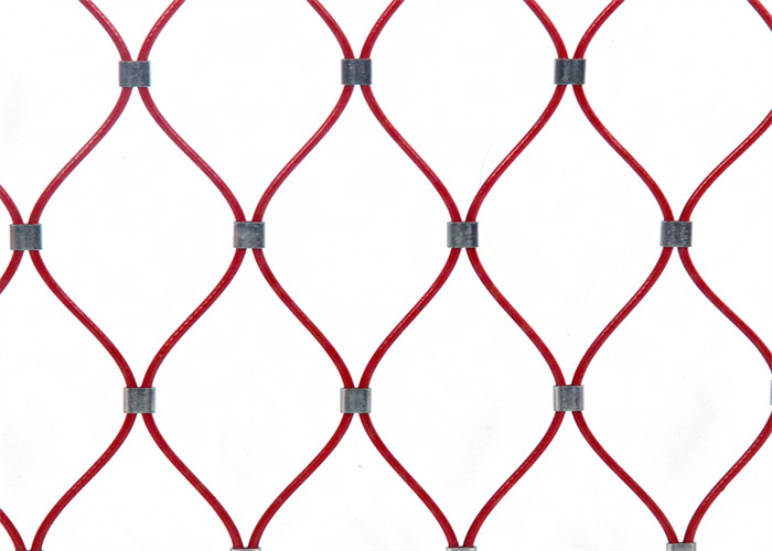 30x30mm 2.0mm Stainless Steel Wire Rope Mesh For Zoo Enclosure