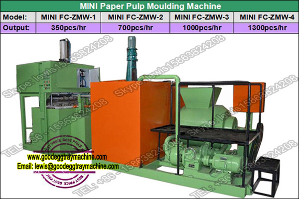Small egg tray machine