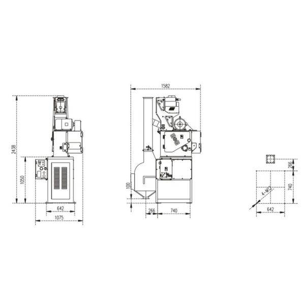 Mill Rice Huller Automatic Pressure Husker