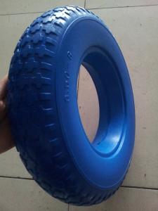 Buy cheap 350-400mm PU Foam Wheels Diamond Pattern For Trolley product