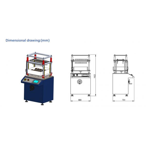 12 Key Test Pattern Continuous High-speed Button Testing Machine For 460x320mm Measurement Scope