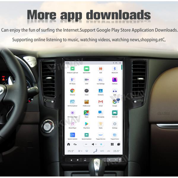 Viknav Car Radio For Infiniti FX35 QX70 (2009-2013)14.4 inch Multimedia Player Stereo Latest Tesla GPS Navigation