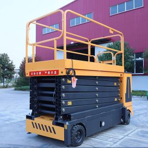 Buy cheap Automatic Mobile Scissor Lift Platform Self Propelled Battery Powered product
