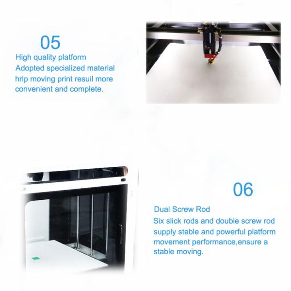 Smart Tech FDM 3D Printing Machine High Precision 3D Plastic Printer For Plastic Print