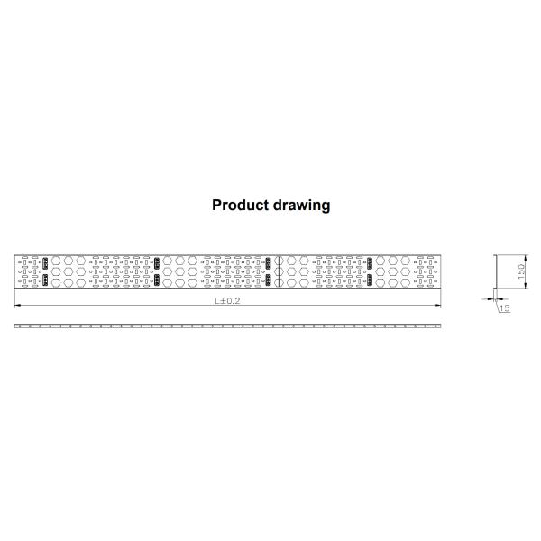 150mm 0U Black Cable Management Panel Multi Usage Enhanced Cable Tray 2pcs