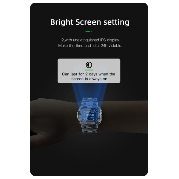 HAZEL HL12 BLE Smart Bracelet TFTD display 200 mAh Battery For Christmas Gift Hi Watch Hiwatch Droshipping