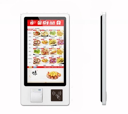 Ground standing 65 inch interactive self-service terminal kiosk touchscreen monitor (Win10/11 or Android OS) 4K UHD