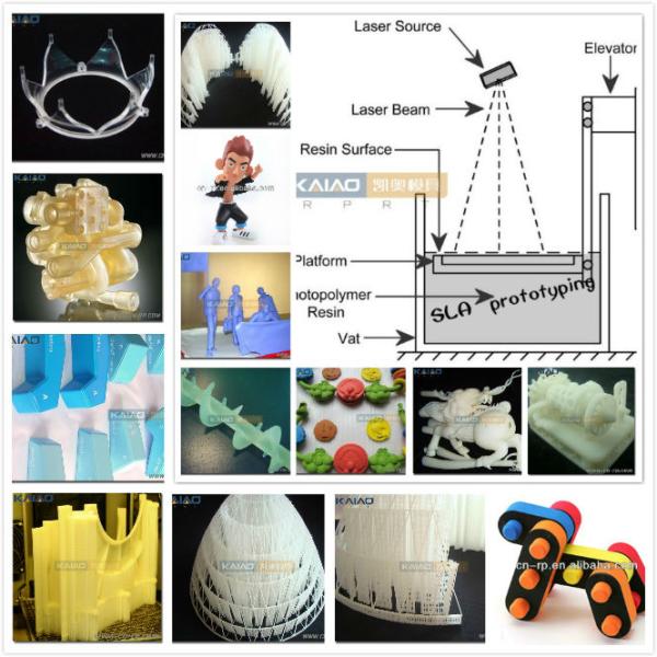 SLA Shaping CNC Rapid Prototyping , Rapid Prototype Casting Silk Printing
