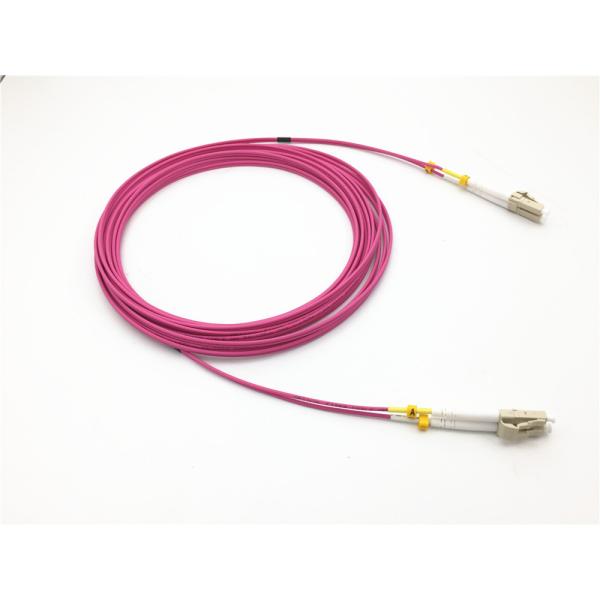 Multimode OM4 Duplex 3m 5m 7m PVC Lc Lc Fiber Patch Cord