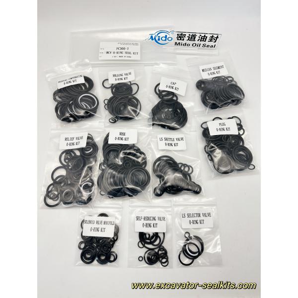 Komatsu PC300-7 300-8 723-47-26107 Factory Direct High Performance Main Control Valve Seal Kit