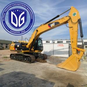 Buy cheap 323D Cat Used Equipment 23 Ton With Anti Slip Tracks Tires product