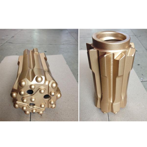 Hard Rock Drilling Tools Threaded Drill Bit 115mm / 127mm Diameter For Mining