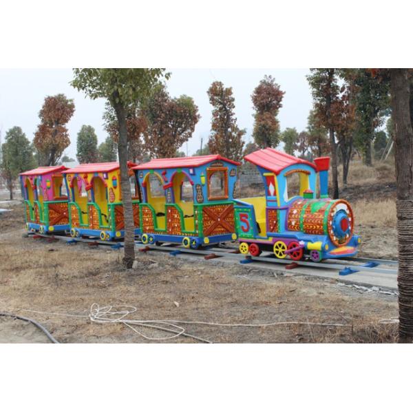 Backyards Childrens Sit On Train With Track , Outdoor Ride On Toys 21CBM Volume