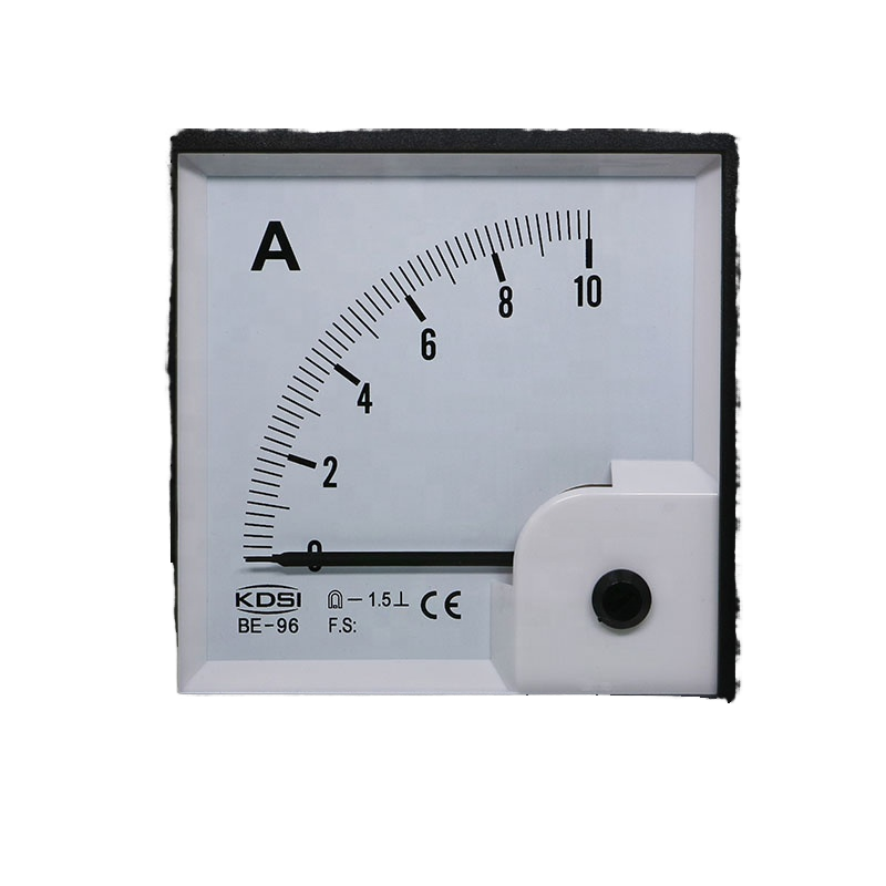 72 X 72 AC Analog Amp Hour Ammeter Meter With Red Pointer Display Type