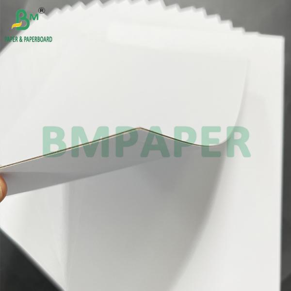 Glossy Surface 1mm 1.5mm Thick White Back Duplex Board Grey Core 102 x 72cm