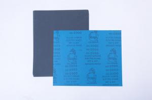 Buy cheap Drywall Wet And Dry Sandpaper , 2000 Grit 3000 Grit Silicon Carbide Sandpaper Car Furniture Polishing product