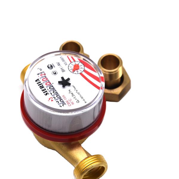Brass Body Domestic Single Jet Ultrasonic Water Flow Meter Oem Iso4064 Class B