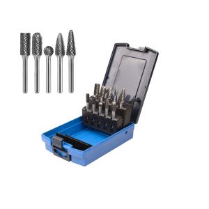 Buy cheap CARBIDE BURRS SETS/KITS END CUT CLYDRICAL DOUBLE CUT ROTARY FILE ROUND TREE GRINDING BURR product