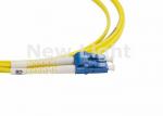 Telecommunication Networks Optical Fiber Patch Cord / LC SC Single Mode Fiber