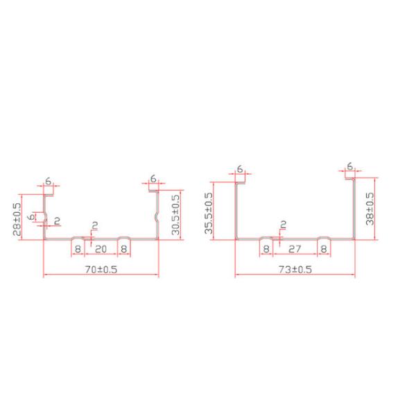 CE Stud And Track Roll Forming Machine , Metal Stud Roll Forming Machine For Top Hat Purlin