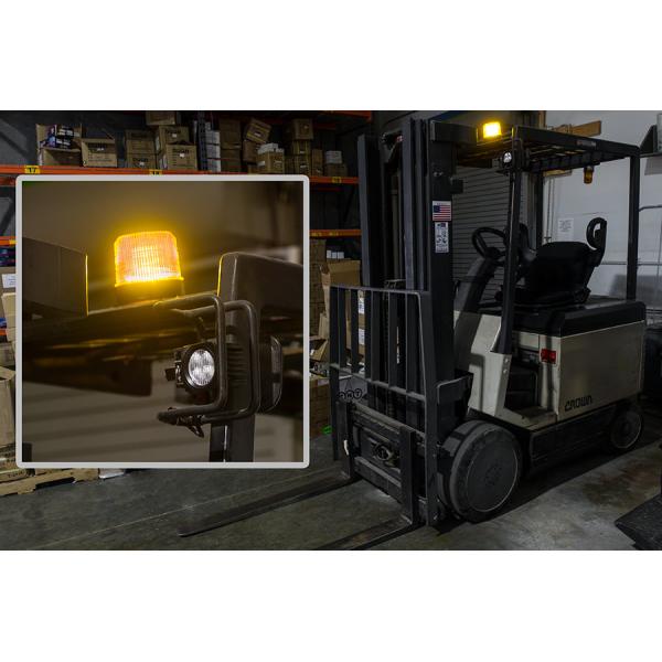 Amber Led Beacon Light , 5 Leds Forklift Emergency Strobe Lights