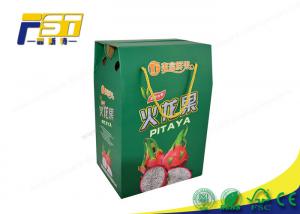 Buy cheap Printing Folding Colored Corrugated Boxes Custom Logo For Fruit Package Carton product