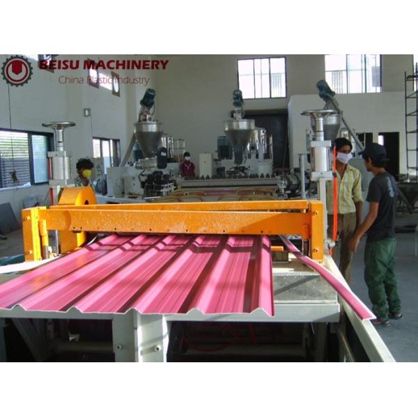 Excellent Efficiency Plastic Sheet Production Line 55KW Extruder Power